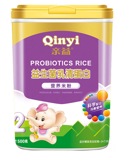 親益益生菌乳清蛋白營養(yǎng)米粉2段