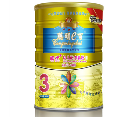 聰明e百明優(yōu)+嬰幼兒奶粉