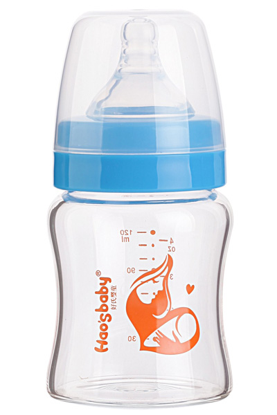 好氏嬰童寬口晶鉆玻璃奶瓶120ML