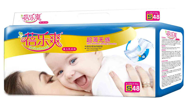 蓓樂爽超薄無感嬰兒紙尿褲S碼48片