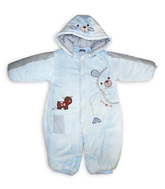 嬰比迪剪絨兩用哈衣