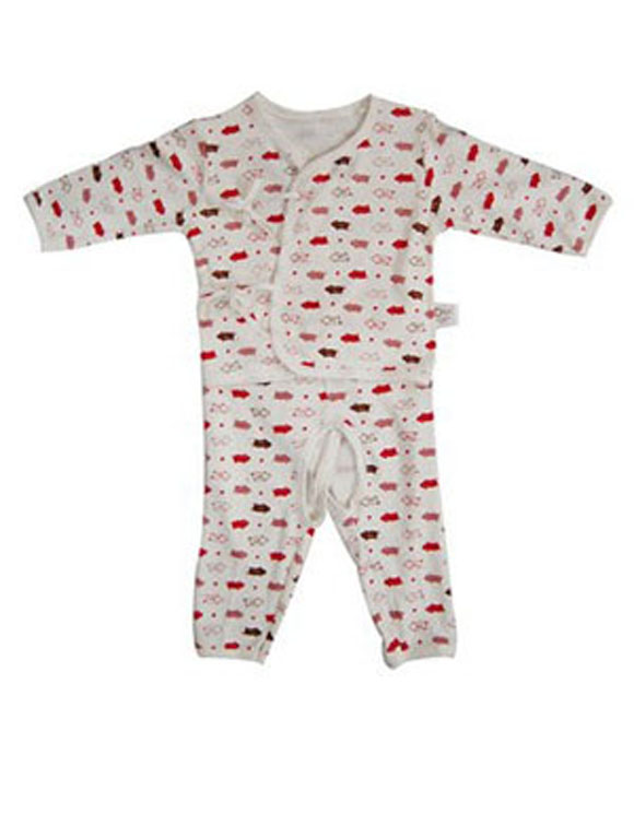 嬰比迪快樂豬合同套綁帶褲