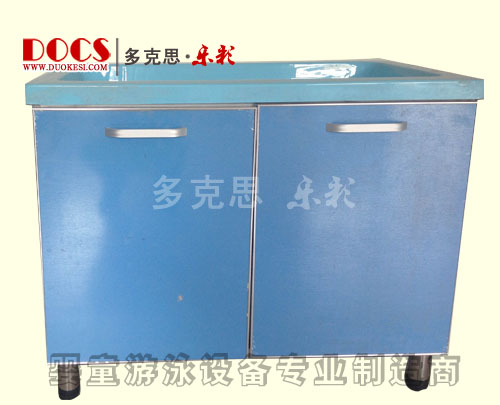 多克思樂彩單層洗澡盆柜體藍(lán)色