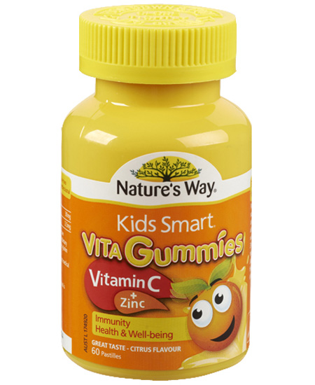Natures Way維生素C加鋅咀嚼軟糖