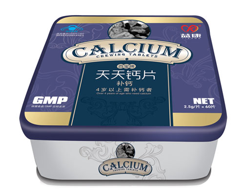 益康天天鈣片鐵盒裝