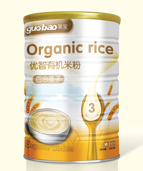 果寶百合蓮子優(yōu)智有機(jī)米粉