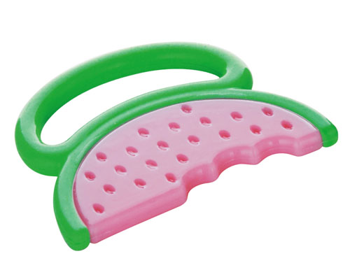 2097 噯唯全硅膠雙色牙膠西瓜