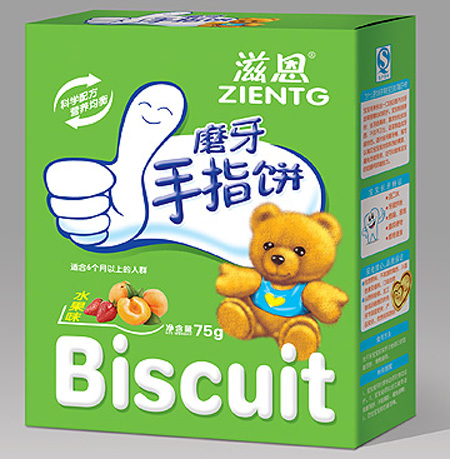 滋恩磨牙手指餅水果味