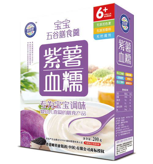 嬰喜膳紫薯血糯五谷膳食羹