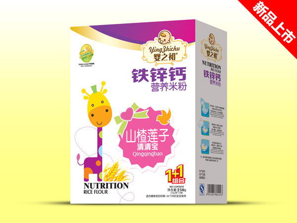 嬰之初鐵鋅鈣山楂蓮子營(yíng)養(yǎng)米粉