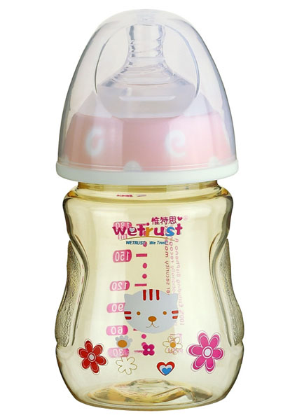 Ω��˼�ۼt����PPSU��ƿ�pɫ�o����(180ml)
