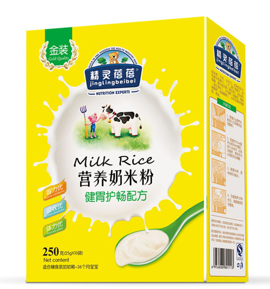 精靈蓓蓓健胃護暢配方營養(yǎng)奶米粉