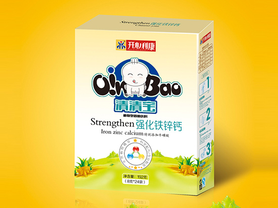 開心利康強化鐵鋅鈣清清寶盒裝