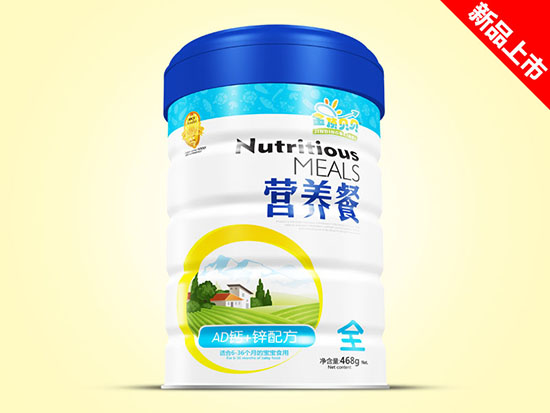 金頂貝貝營(yíng)養(yǎng)餐鐵聽-AD鈣+鋅