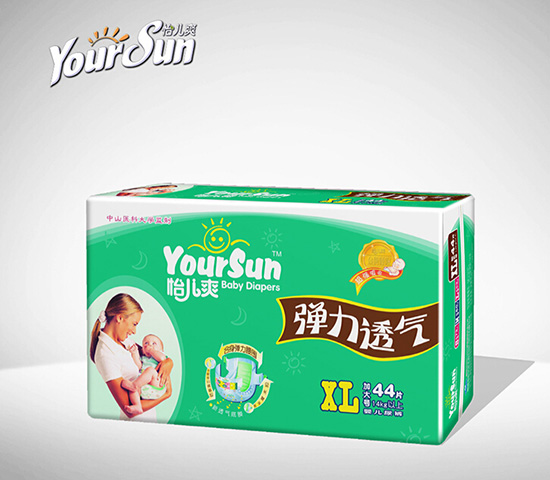 怡兒爽彈力透氣嬰兒紙尿褲XL44片