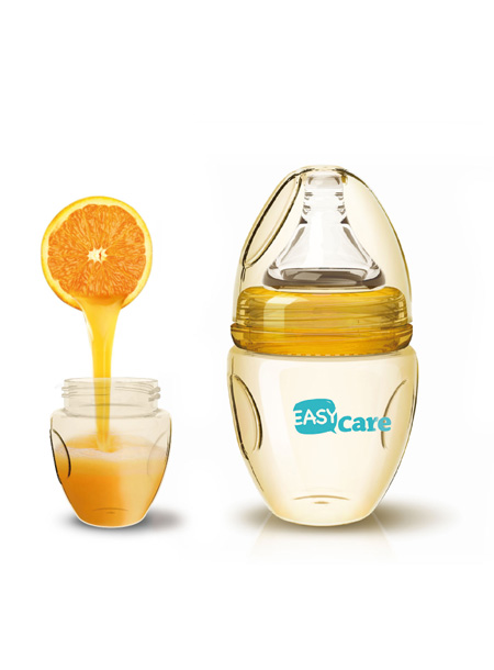 伊斯卡爾100mlPPSU金蛋果汁瓶(黃)