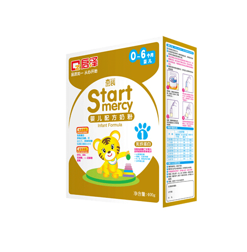 啟澤金裝嬰幼兒配方奶粉金盒1(盒)