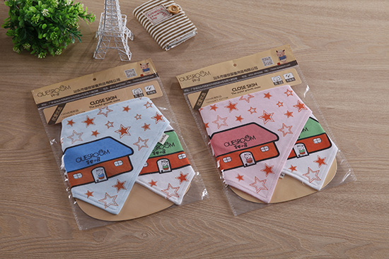 芊嬰小屋嬰兒棉柔時(shí)尚三角口水巾