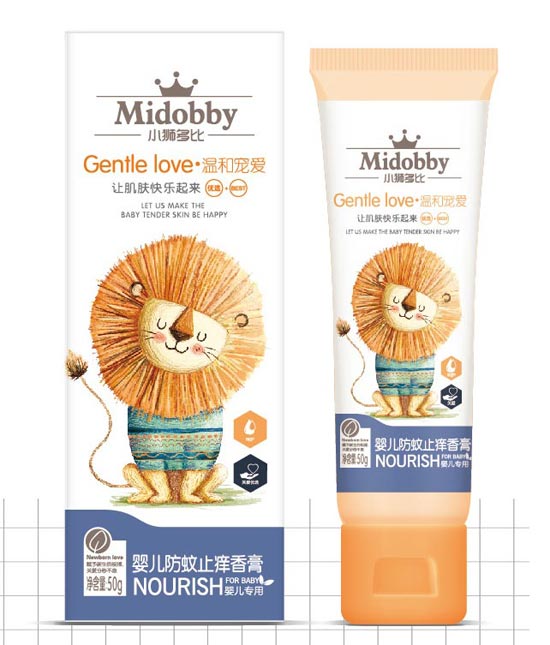 小獅多比嬰兒防蚊止癢香膏(香茅本草精油)50g