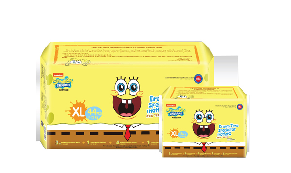 海綿寶寶黃金配比紙尿褲XL碼