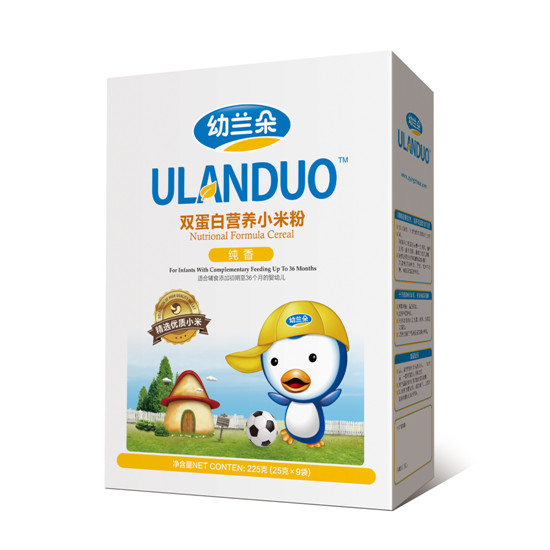 幼蘭朵雙蛋白小米粉(純香)