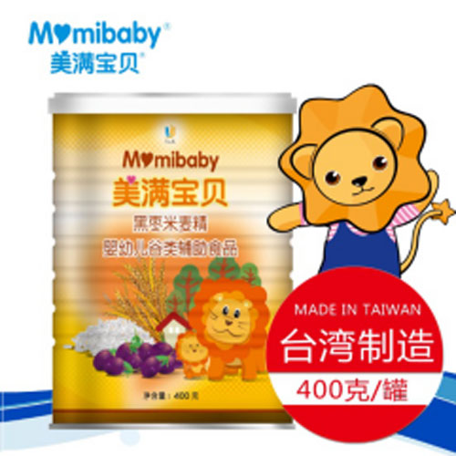 美滿寶貝嬰幼兒谷類輔食黑棗米麥精