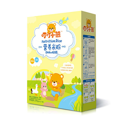 叮叮小熊營(yíng)養(yǎng)米粉盒裝-DHA+AD鈣