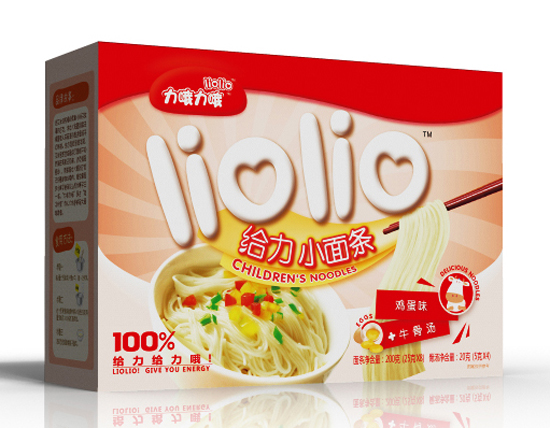 力哦力哦給力小面條雞蛋+牛骨湯