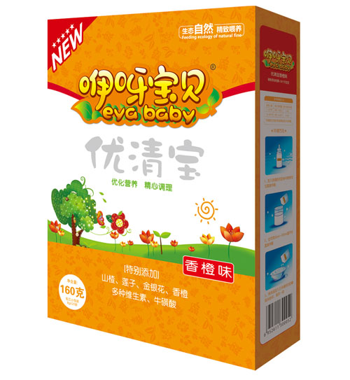 咿呀寶貝咿呀寶貝優(yōu)清寶香橙味盒裝