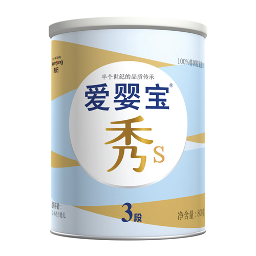 愛(ài)嬰寶秀S嬰兒配方奶粉800克3段