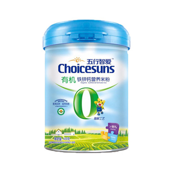 初臣氏五行智愛有機(jī) 鐵鋅鈣營(yíng)養(yǎng)米粉
