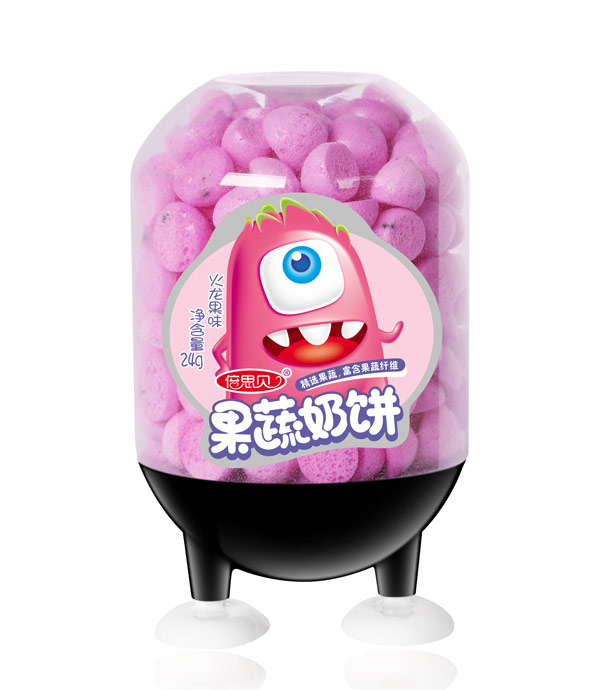 倍思貝火龍果味果蔬奶餅