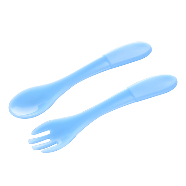 邦貝小象刀叉組合藍色