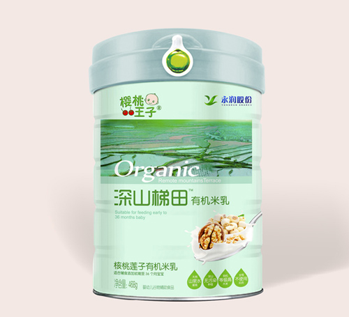 櫻桃王子深山梯田核桃蓮子有機(jī)米乳