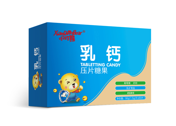 小叮熊乳鈣壓片糖果-橫版