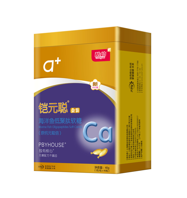 酷幼鎧元聰海洋魚低聚肽酸糖40粒裝