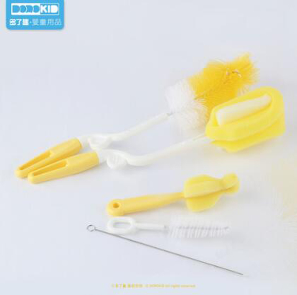 多了趣奶瓶奶嘴刷套裝(黃色系)