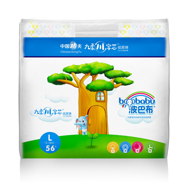 波巴布九柔川字芯紙尿褲L56片.jpg 波巴布九柔川字芯紙尿褲L56片.jpg