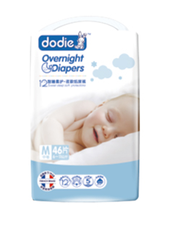 Dodie甜睡柔護·夜款嬰兒紙尿褲M
