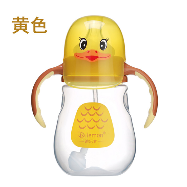 迪樂夢(mèng)PP奶瓶5144黃色