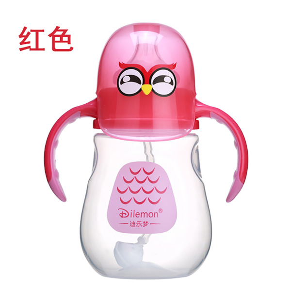 迪樂夢(mèng)PP奶瓶5144紅色