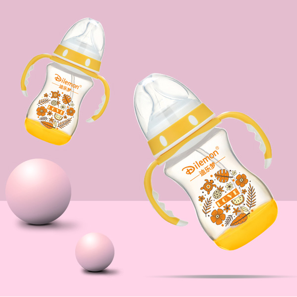 迪樂夢(mèng)PP奶瓶5138黃色