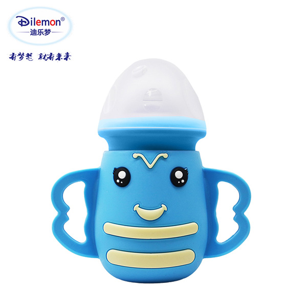 迪樂夢高鵬硅玻璃奶瓶5034藍色