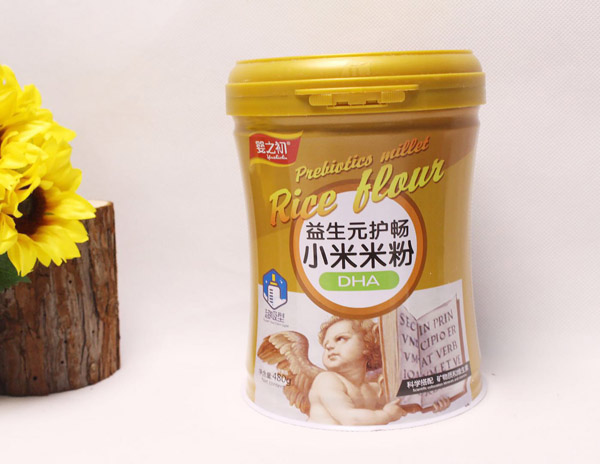 嬰之初益生元護(hù)暢小米米粉-DHA罐裝