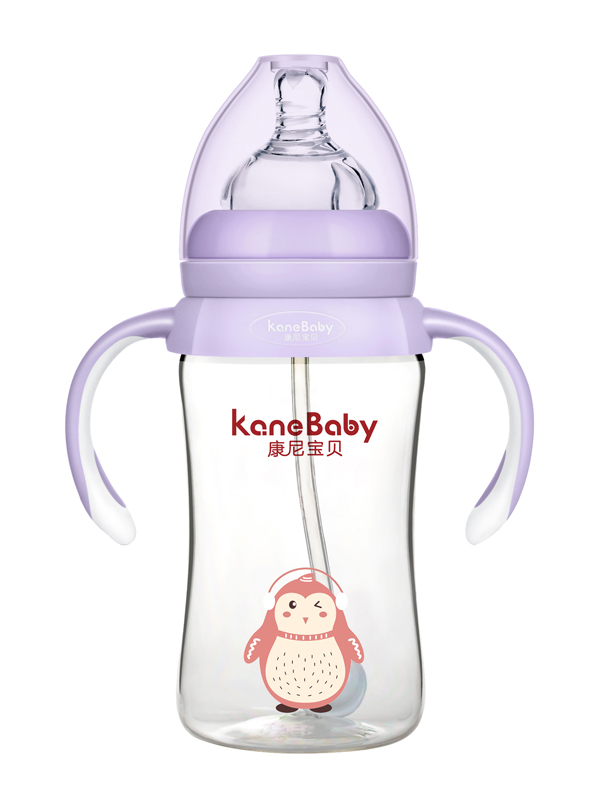 康尼寶貝萌粉舞動(dòng)企鵝PA奶瓶-紫色1.jpg