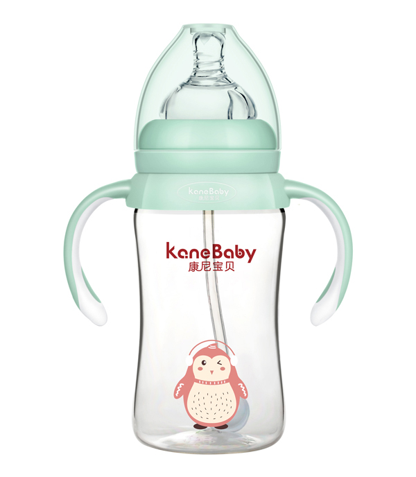 康尼寶貝PPSU奶瓶8202-綠色