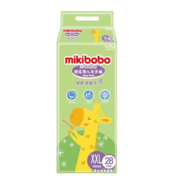 米奇啵啵超柔嬰兒拉拉褲-長頸鹿