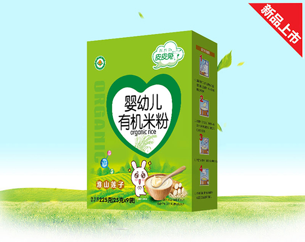 皮皮兔嬰幼兒有機米粉-淮山蓮子