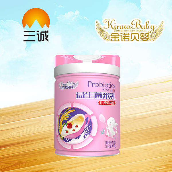 金諾貝嬰益生菌米乳-山楂雞內金