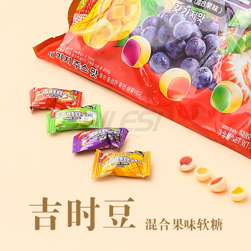 林食佳438g吉時(shí)豆混合果味軟糖04.jpg